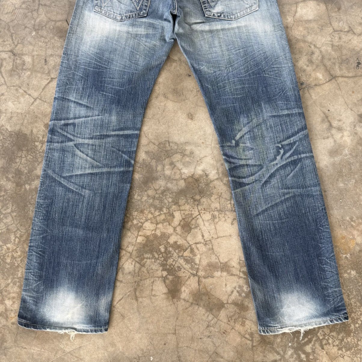 Edwin W33x31.5 Vintage Edwin 503 Faded Mud Wash Denim Jean Size US 33 - 12 Thumbnail