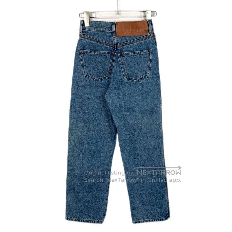 Loewe Loewe Blue logo embroidered cotton casual straight leg den Size 42" / US 20 - 2 Thumbnail