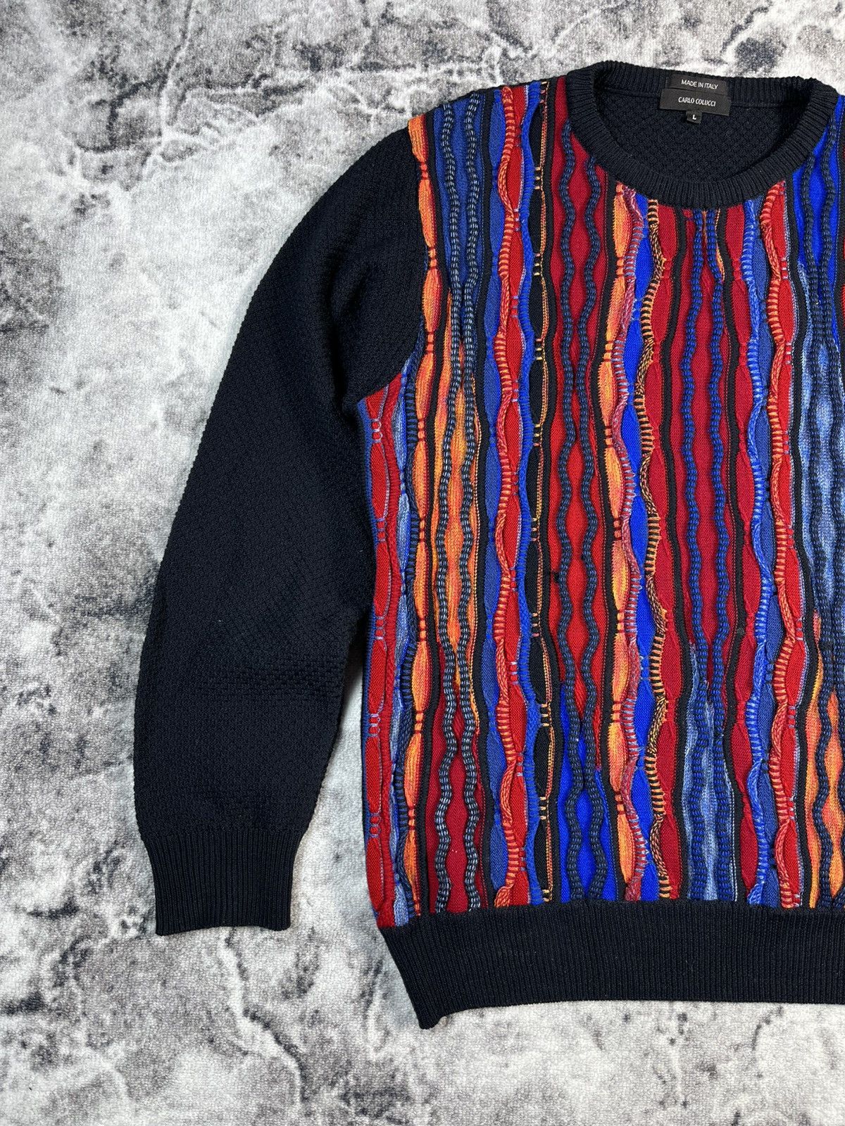 Carlo Colucci Coogi Style Carlo Colucci Knit Sweater Italy L Size US L / EU 52-54 / 3 - 2 Thumbnail