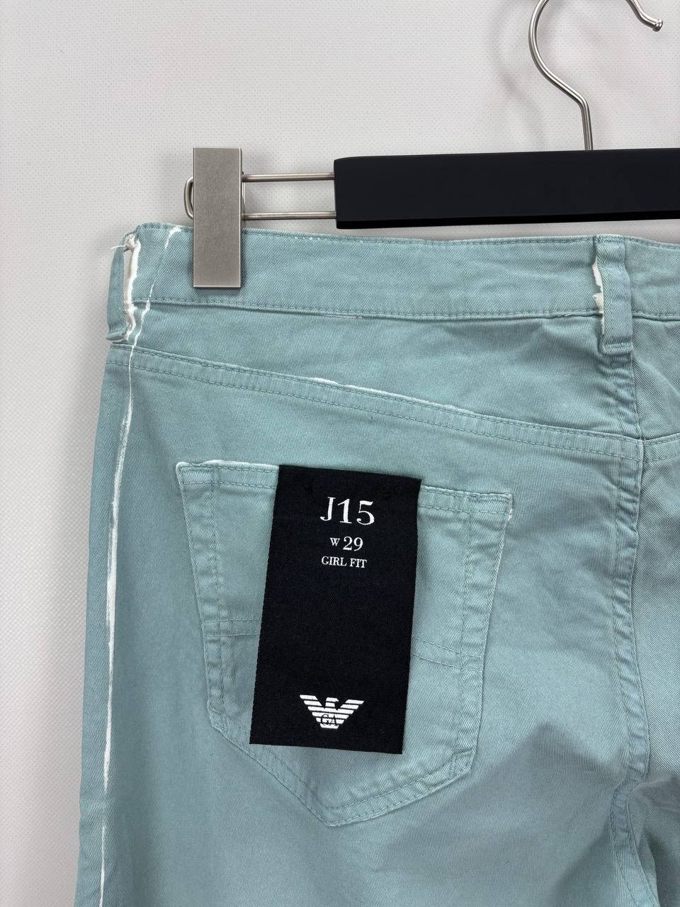Armani × Emporio Armani Womens jeans Emporio Armani Size 29 Color Turquoise Size 26" / US 2 / IT 38 - 8 Thumbnail
