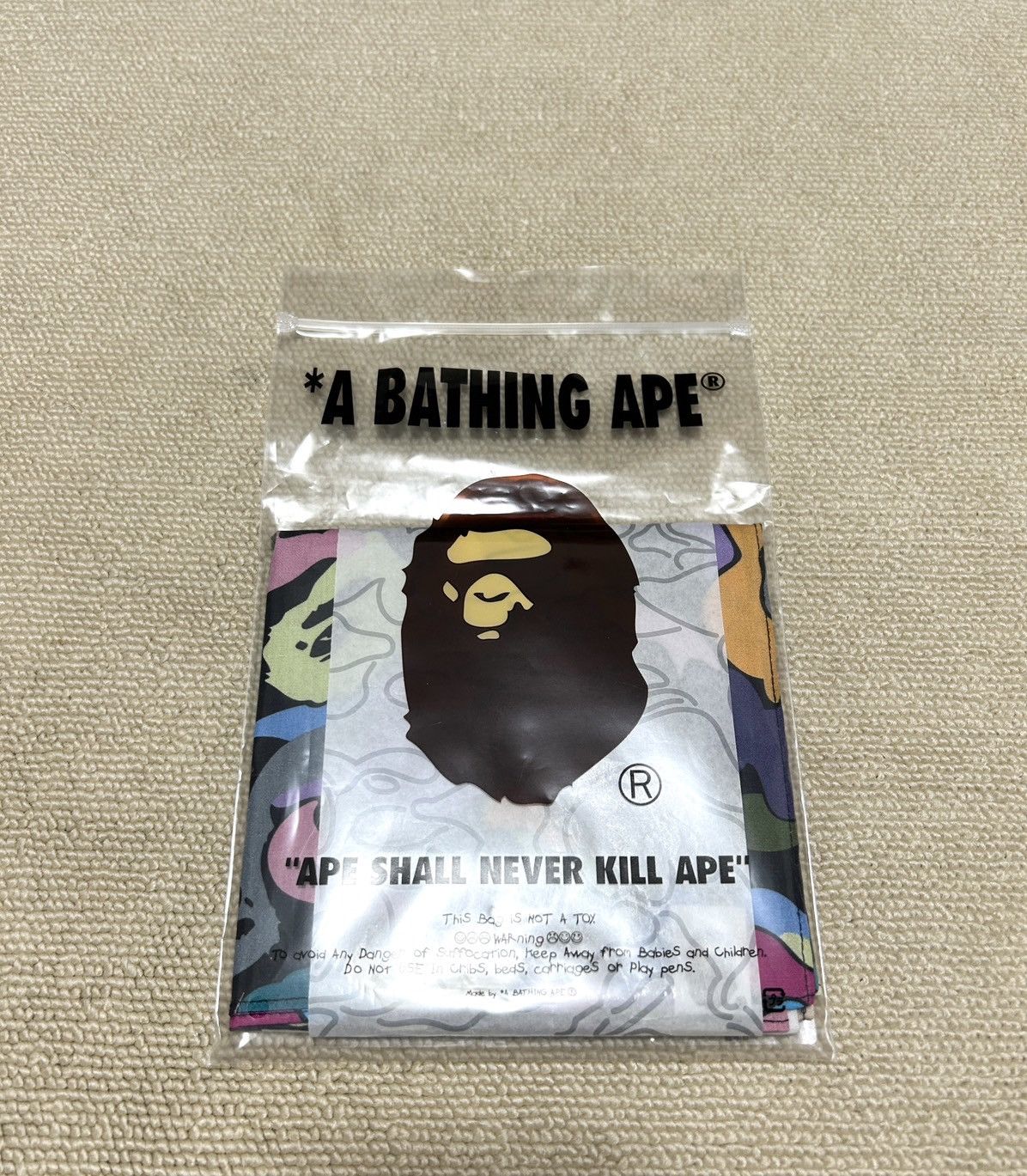 Bape NEW BAPE MULTI CAMO NYC LOGO BANDANA Size ONE SIZE - 2 Thumbnail