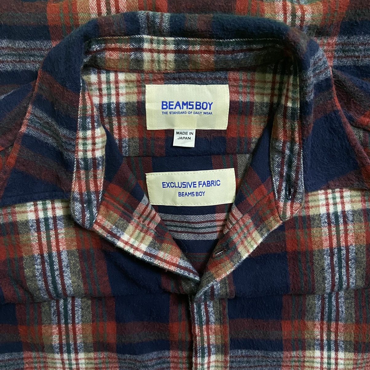 Beams Plus 2000s Beams Boy Flannel Tunic Size US S / EU 44-46 / 1 - 3 Thumbnail