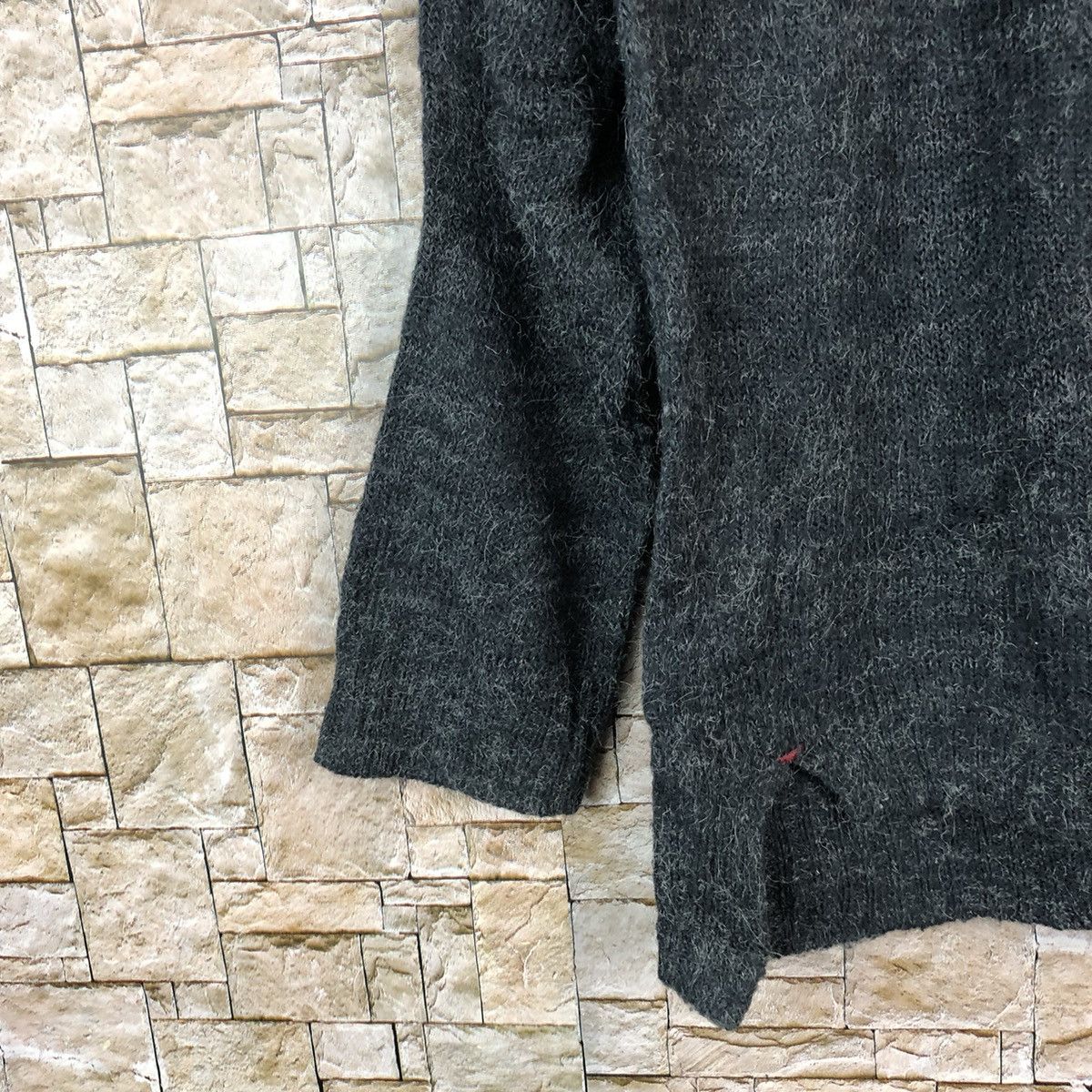 Homespun Knitwear × Japanese Brand × Vintage Navy Dark Blue Knitwear #A1089 Size M / US 6-8 / IT 42-44 - 7 Thumbnail