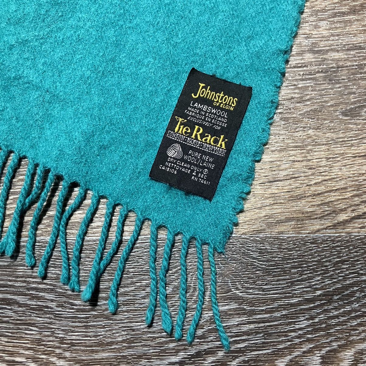 Johnstons Of Elgin Vintage JOHNSTONS OF ELGIN Tie Rack Company Wool Scarf Size ONE SIZE - 4 Thumbnail