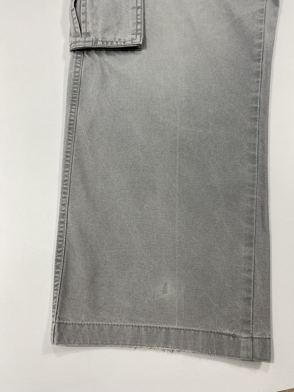 Vintage Vintage 90s Cargo Stonewashed Grey Work Low Rise Pants Size US 38 / EU 54 - 5 Thumbnail