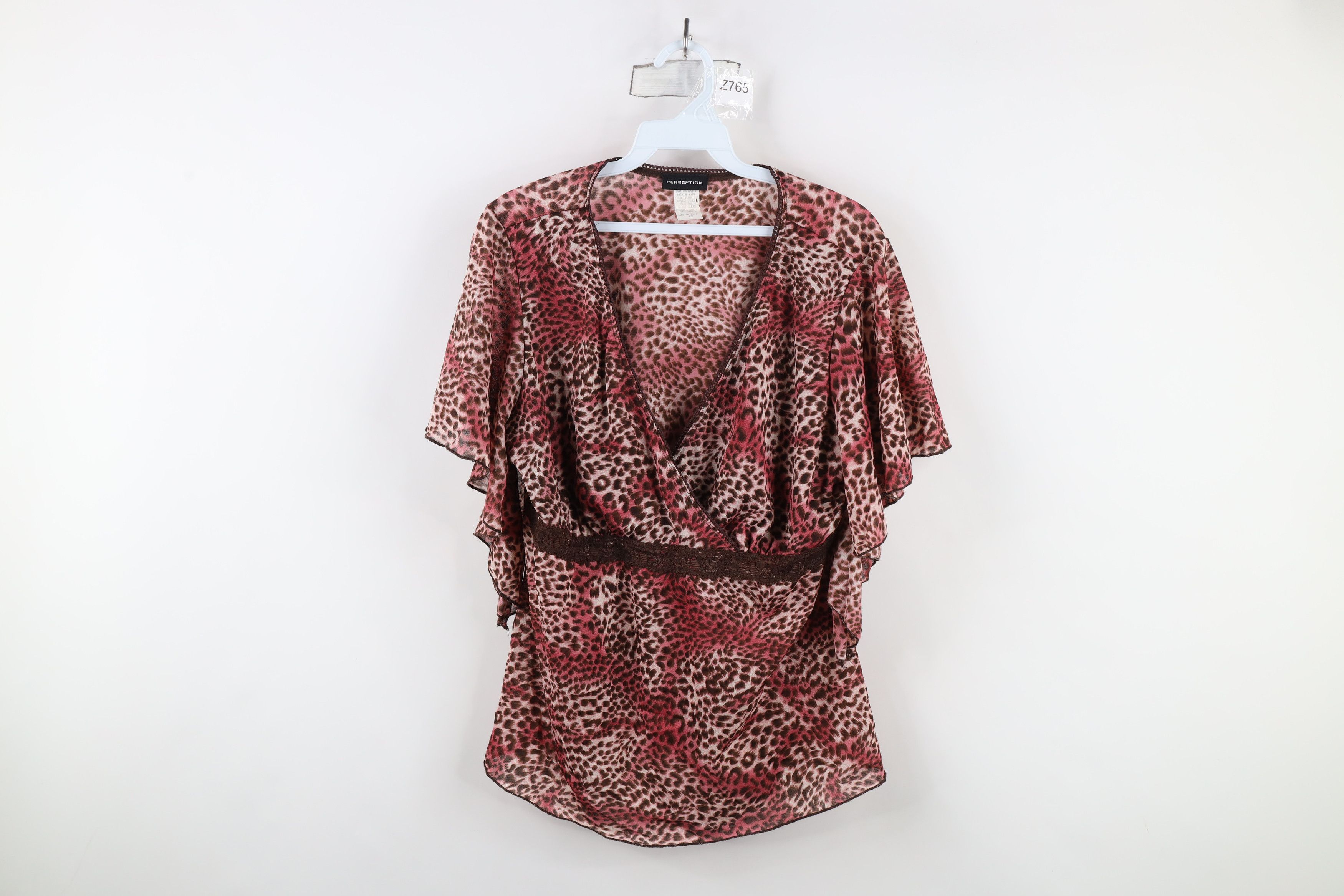 Vintage Vintage 90s Y2K Babydoll Sleeve Knit Top Shirt USA Size XL / US 12-14 / IT 48-50 - 1 Thumbnail