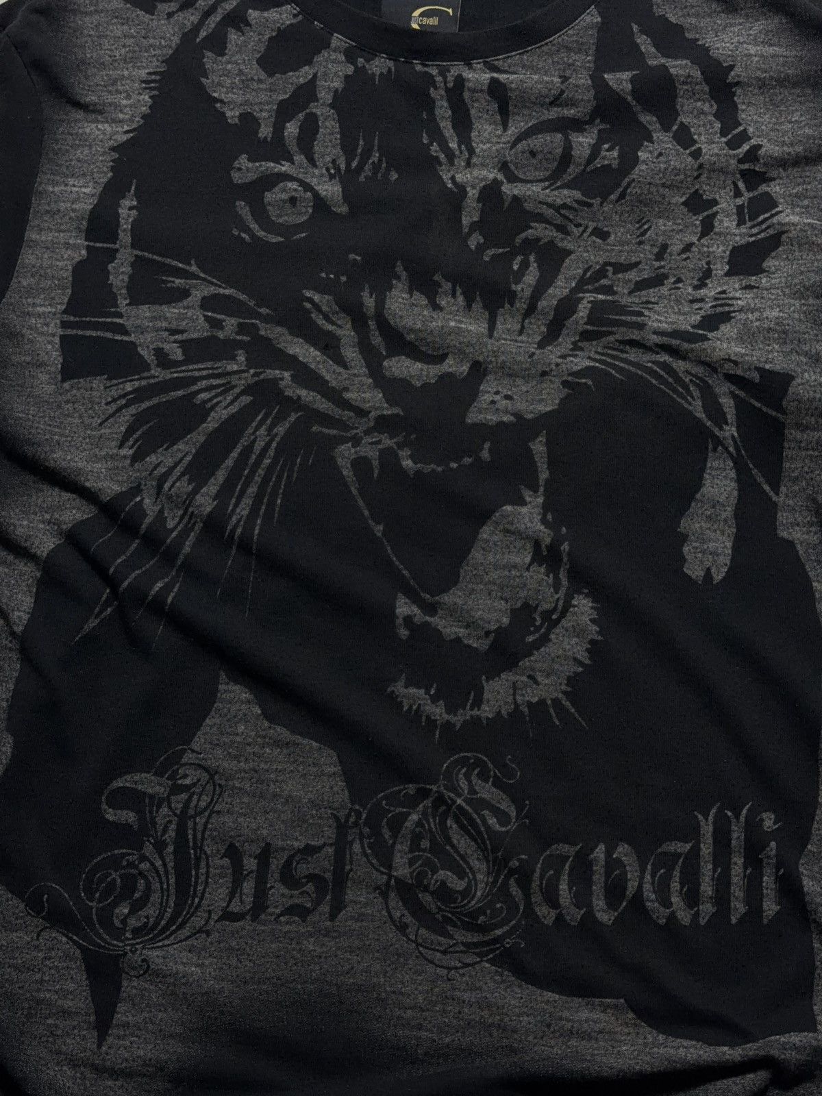 Just Cavalli Vintage Just Cavalli Tiger Logo Y2K T-Shirt Size US M / EU 48-50 / 2 - 2 Thumbnail