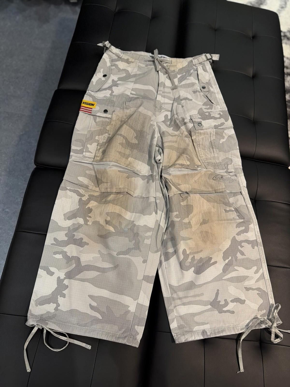 Vale Vale VA-1 White Camo Cargo Sweatpants Size (32) NEW Baggy Size US 34 / EU 50 - 1 Thumbnail
