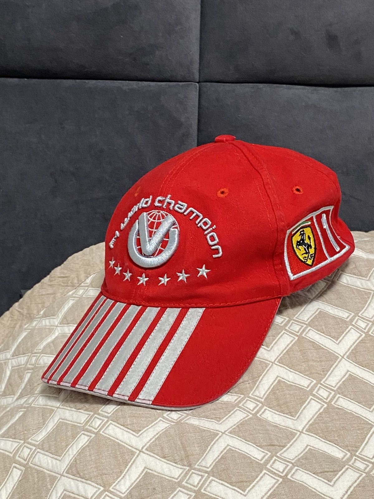 Ferrari × Vintage Ferrari F1 World Champion Michael Schumacher Red Cap Size ONE SIZE - 1 Thumbnail