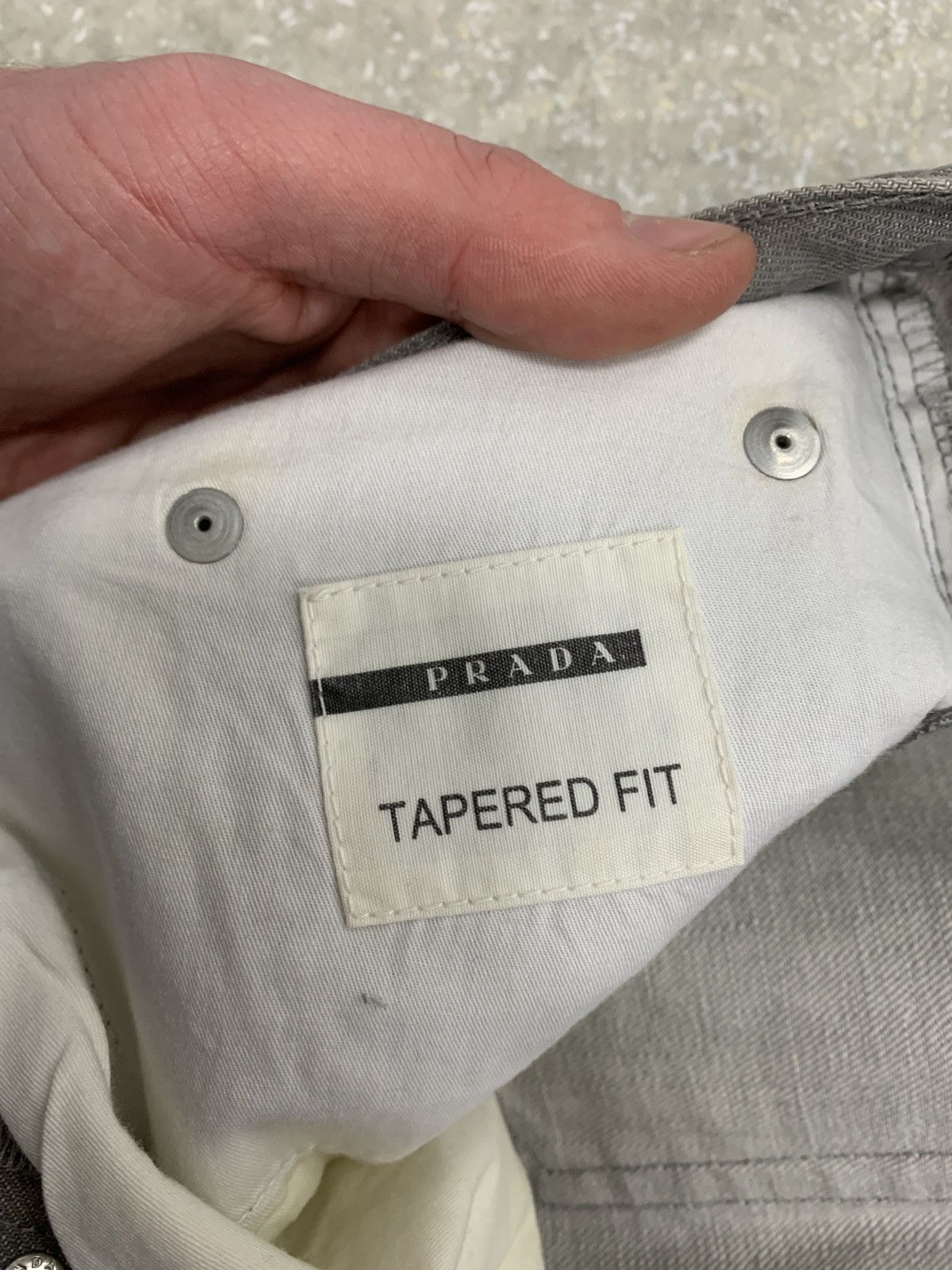 Prada Prada Dyed Tapered Fit Jeans Size 31 Size US 31 - 5 Thumbnail