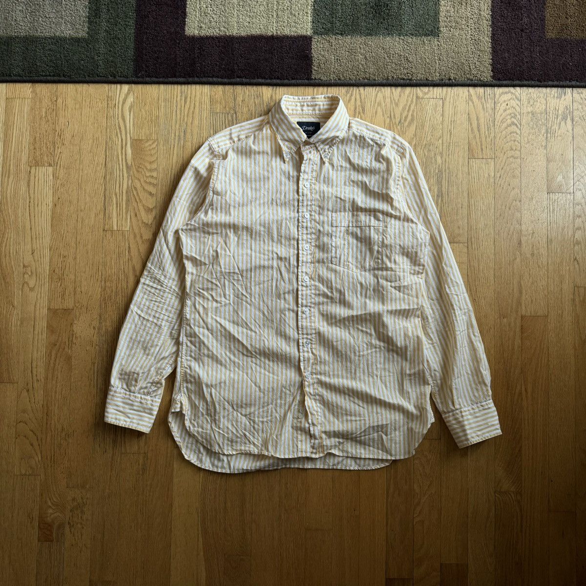 Drakes Drakes Long Sleeve Oxford Button Down | Grailed