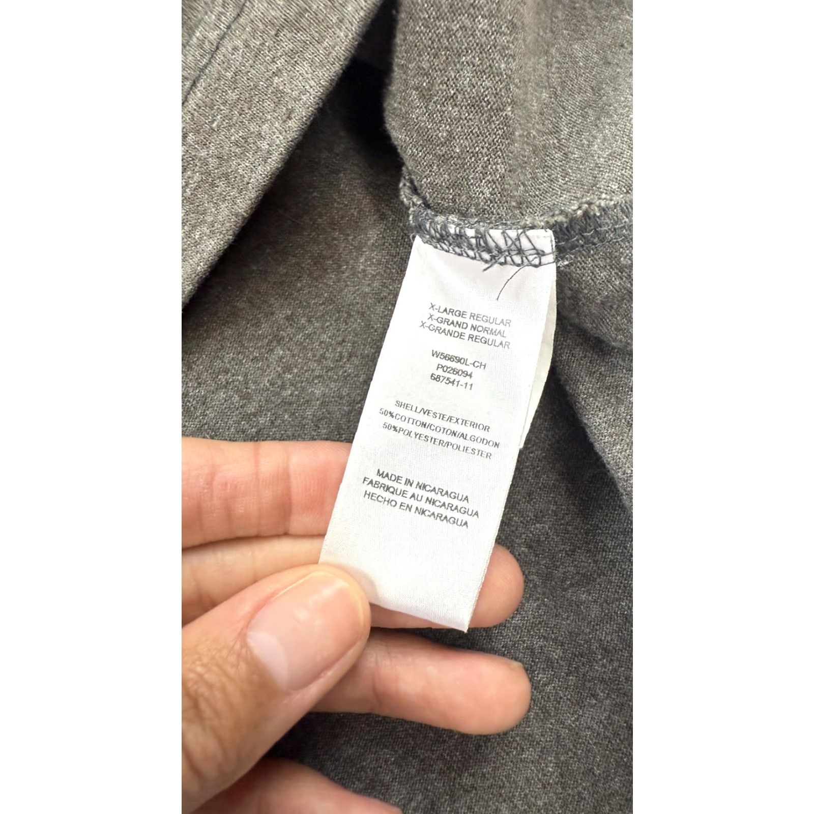 Walls Walls Work Wear Shirt Mens XL Gray Long Sleeve Henley Pocket Pullover Utility Size US XL / EU 56 / 4 - 5 Thumbnail