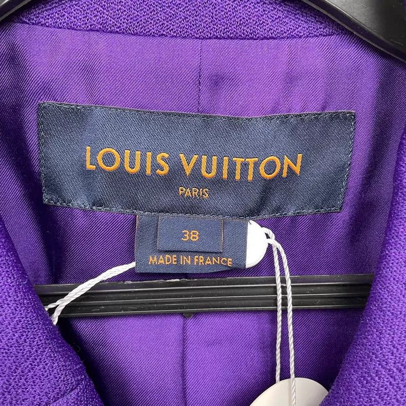 Louis Vuitton Louis Vuitton Long purple woolen cotton-padded coat Size XS / US 0-2 / IT 36-38 - 3 Thumbnail