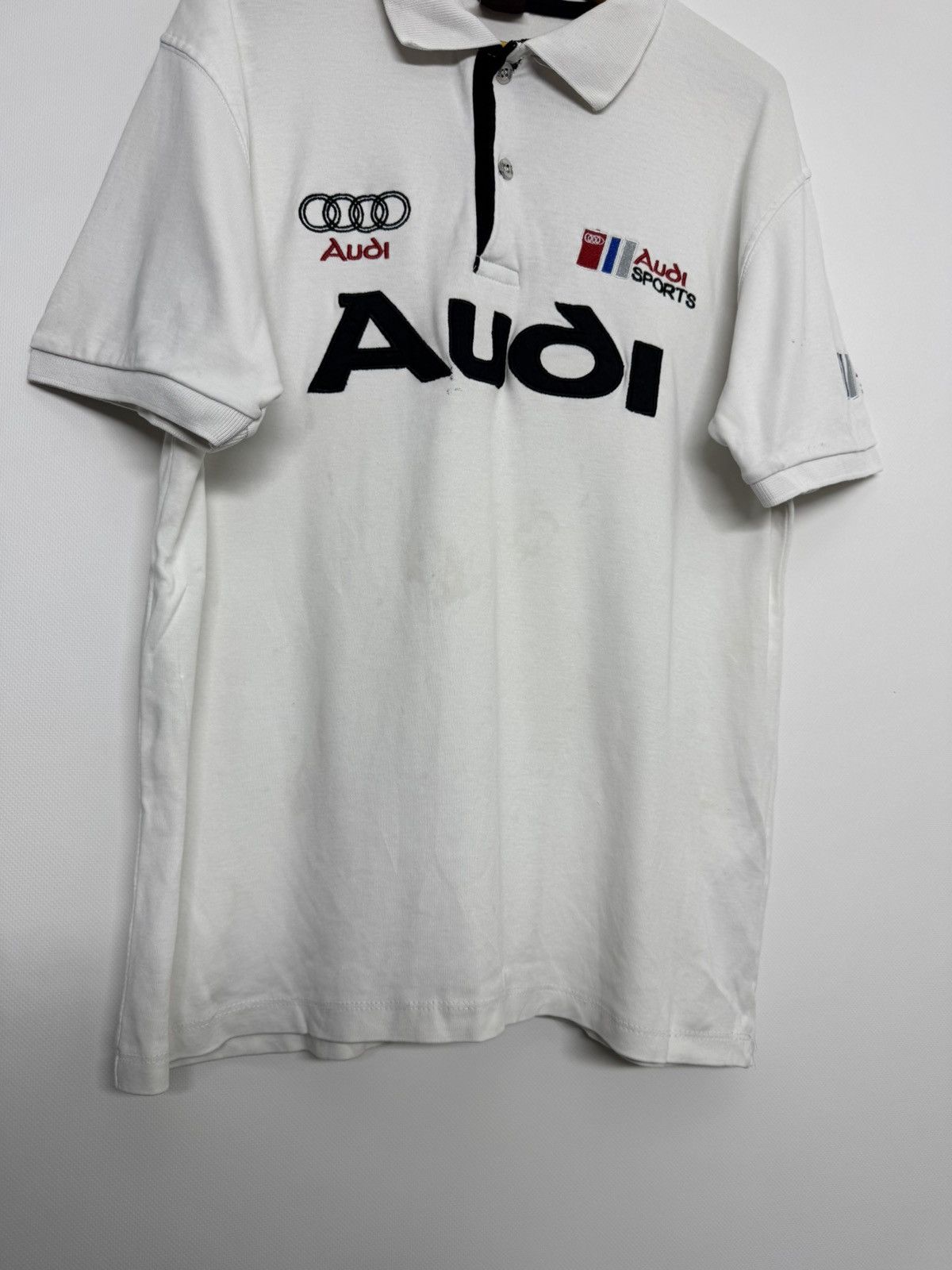 Audi Audi Sports Racing Polo T-Shirt Embroidered Size US L / EU 52-54 / 3 - 7 Thumbnail