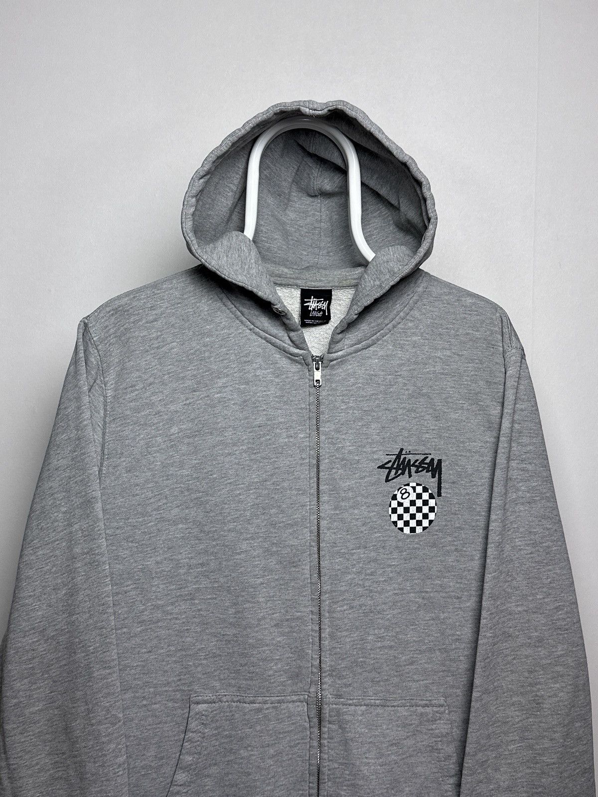 Stussy Stussy 8-Ball Plaid Zip Up Hoodie Size US L / EU 52-54 / 3 - 4 Thumbnail