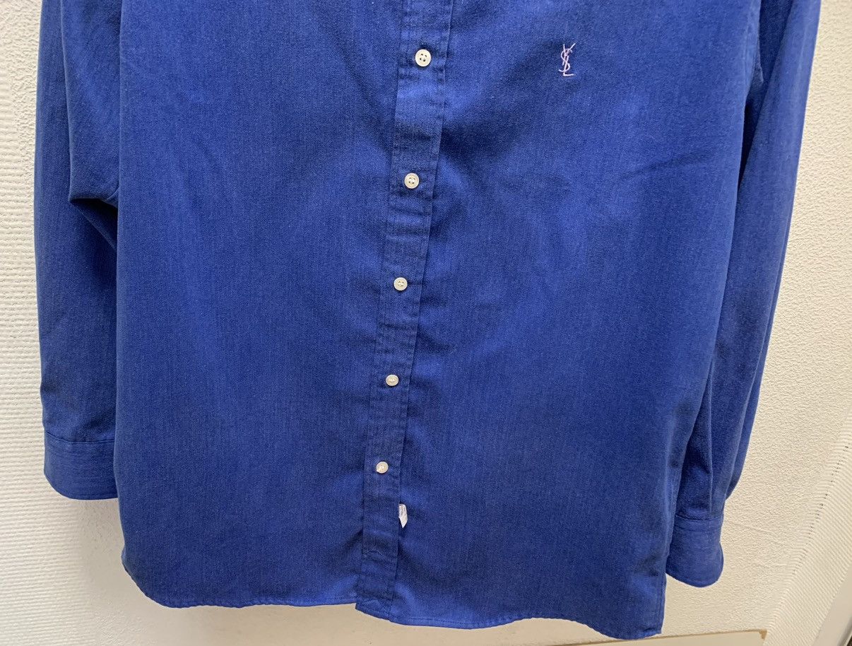 Yves Saint Laurent Yves Saint Laurent YSL Vintage overshirt shirt denim M-L sz Size US M / EU 48-50 / 2 - 4 Thumbnail
