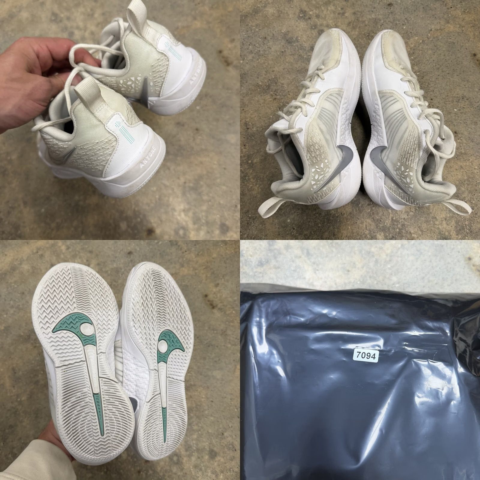 Nike Nike Sabrina 2 White Noise GS Size 4 Sneaker Low Top Lace Up Nike Sabrina White Noise GS 4 Size US 5 / EU 37 - 8 Thumbnail