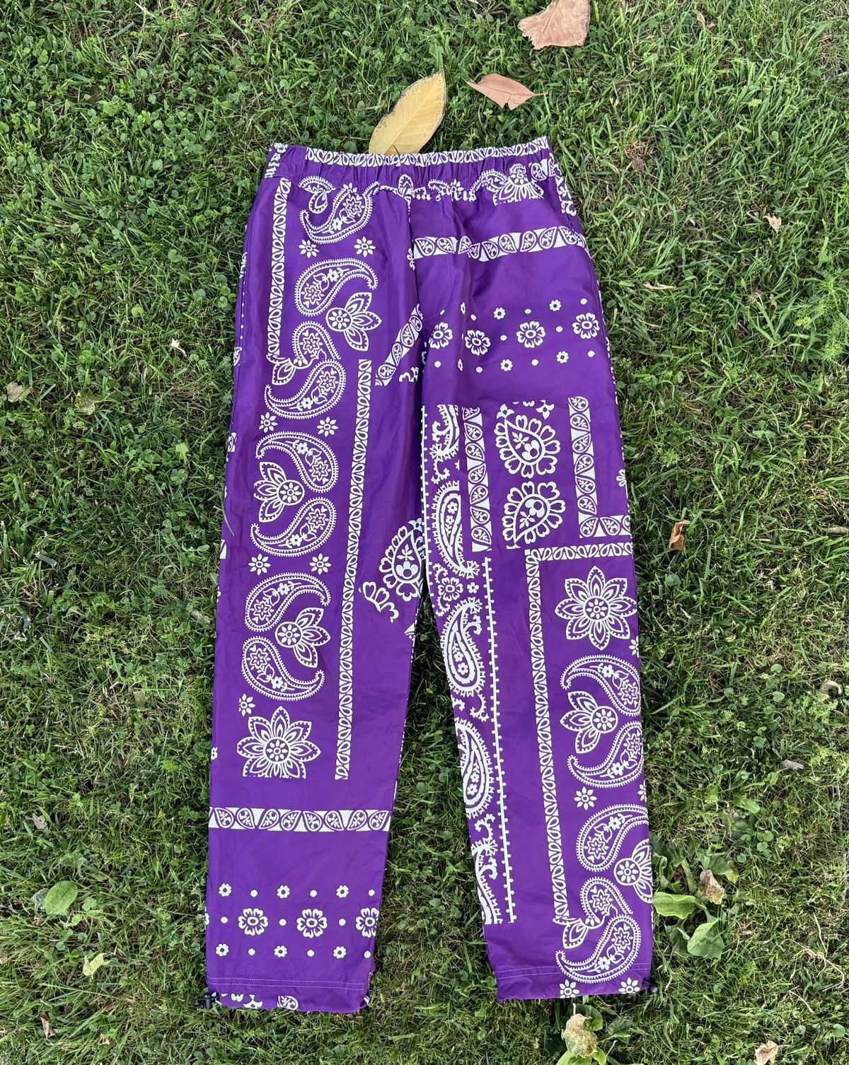 Palm Angels Palm Angels Multi-logo Pants Made In Italy Size US 32 / EU 48 - 2 Thumbnail