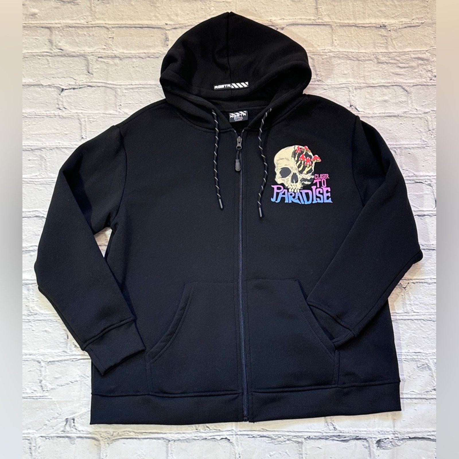 Other NWOT RGSTR Closer To Paradise Full Zip Hoodie Jacket -Black Size US S / EU 44-46 / 1 - 1 Thumbnail
