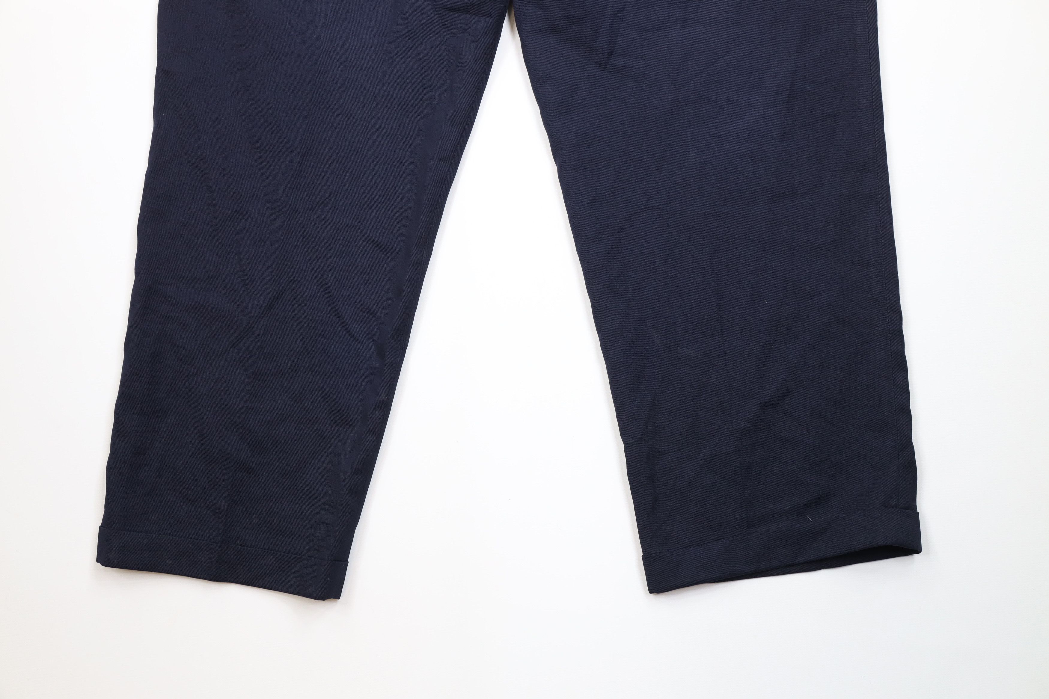 Vintage Vintage 90s Worsted Wool Blend Wide Leg Chino Pants USA Size US 44 / EU 60 - 15 Thumbnail