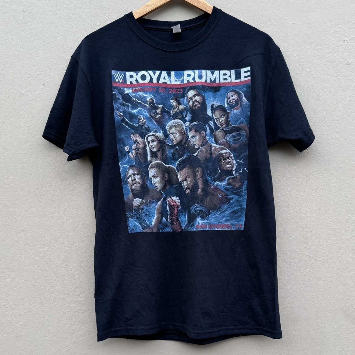 Vintage × WWE wwe royal rumble 2023 t shirt Size US M / EU 48-50 / 2 - 1 Thumbnail