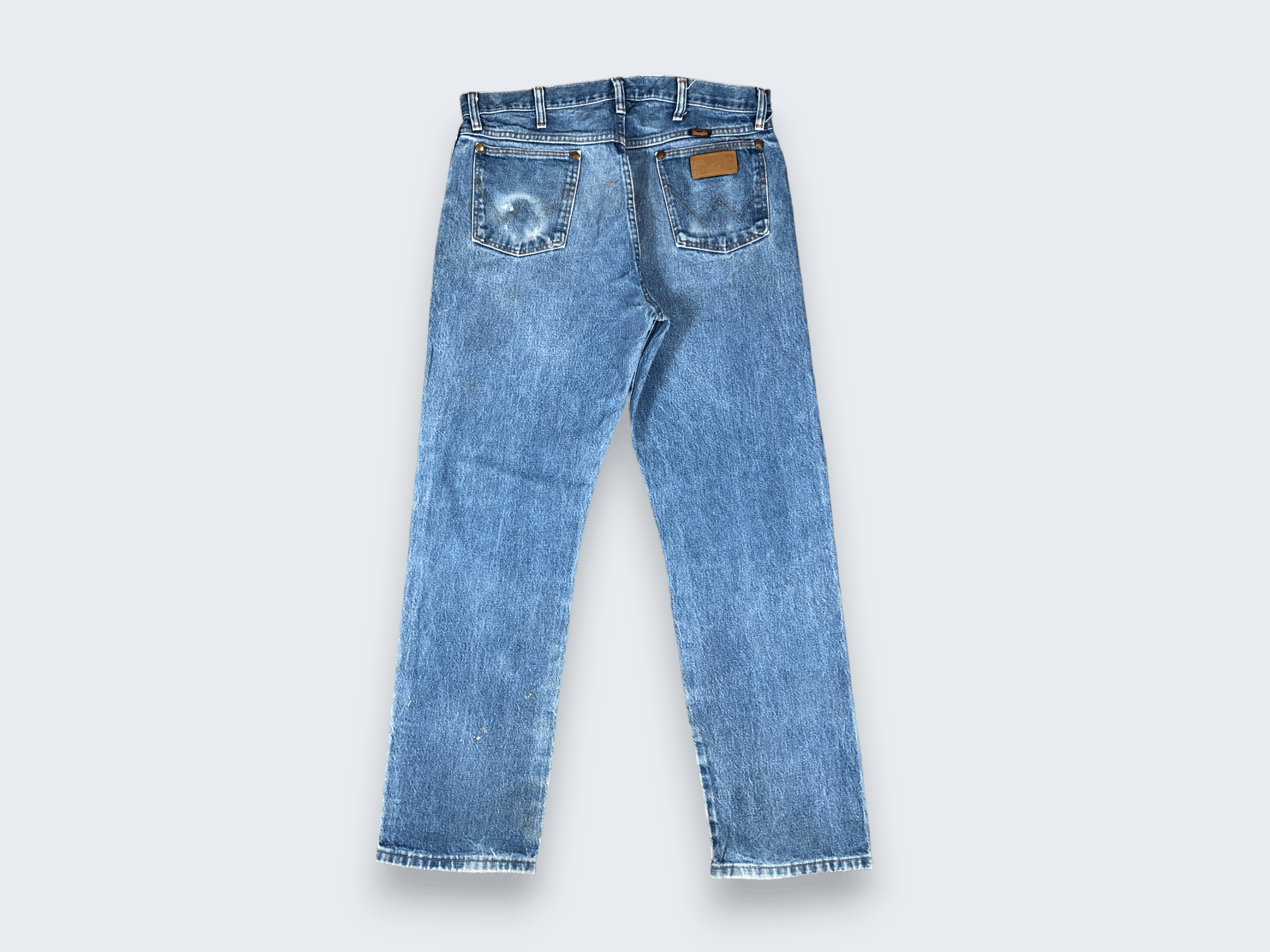 Vintage × Wrangler Vintage Wrangler Light Blue Wash Jeans L779 Size US 34 / EU 50 - 2 Thumbnail