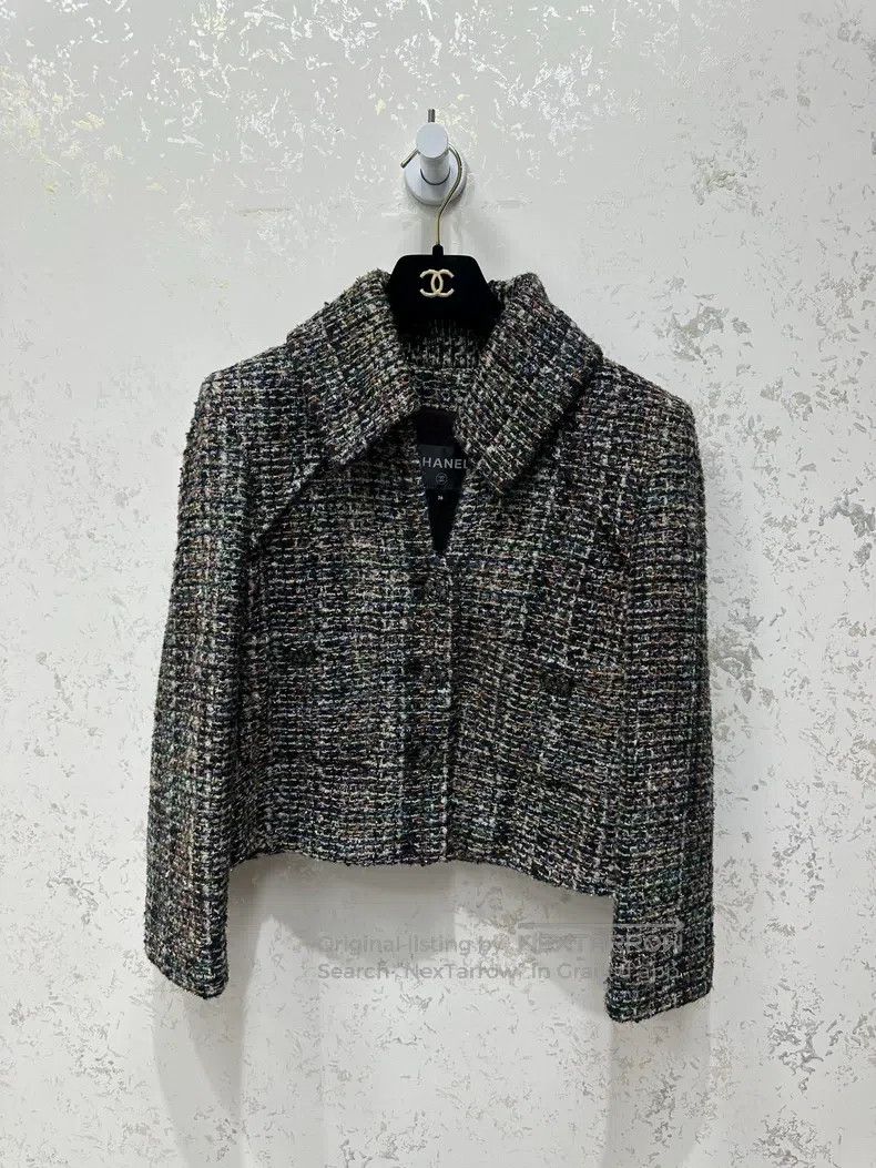 Chanel Chanel Forest Series Tweed Coat Size XS / US 0-2 / IT 36-38 - 1 Thumbnail