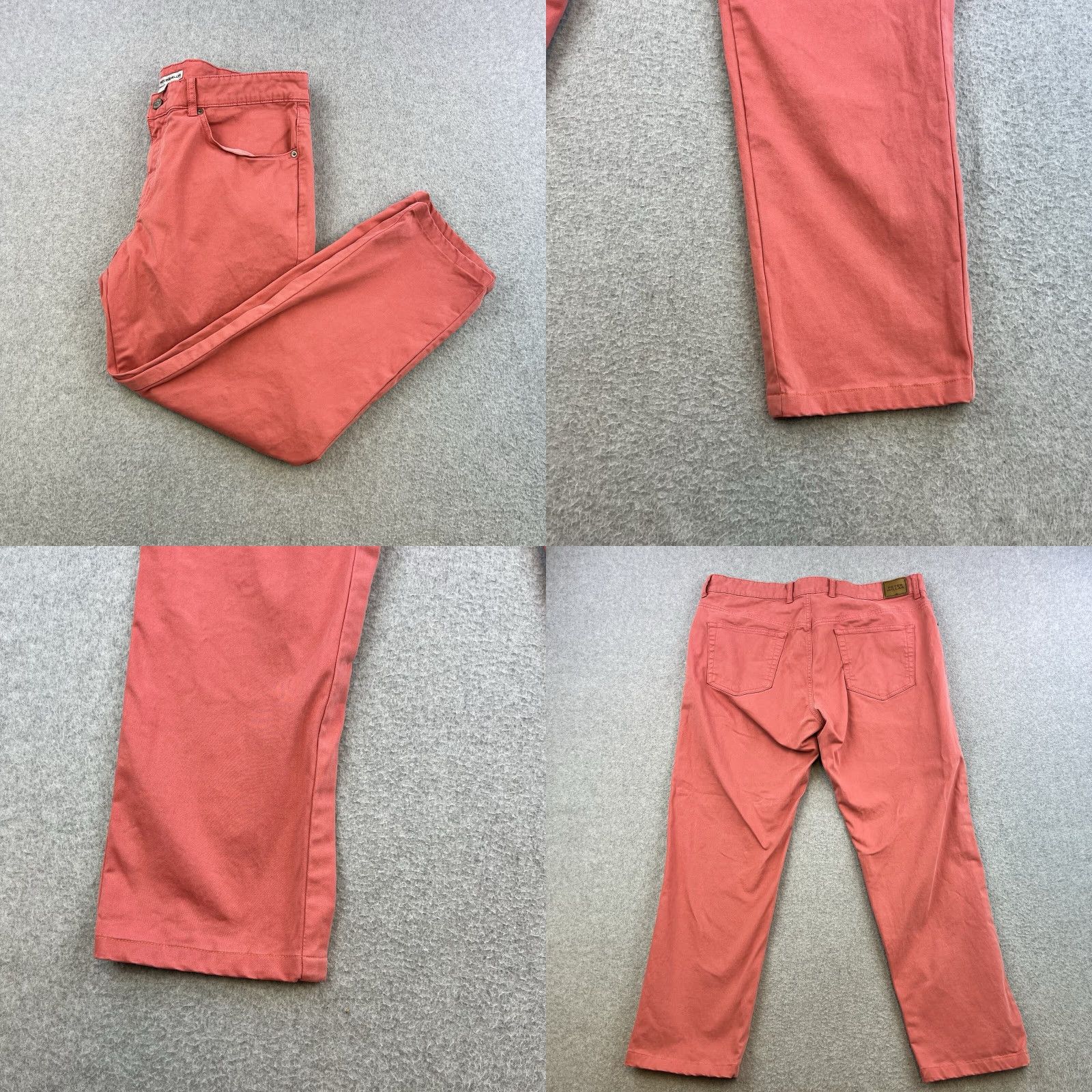 Peter Millar Peter Millar Pants Mens 34 Pink Chino Tapered Casual Pockets Preppy Adult Size US 34 / EU 50 - 8 Thumbnail