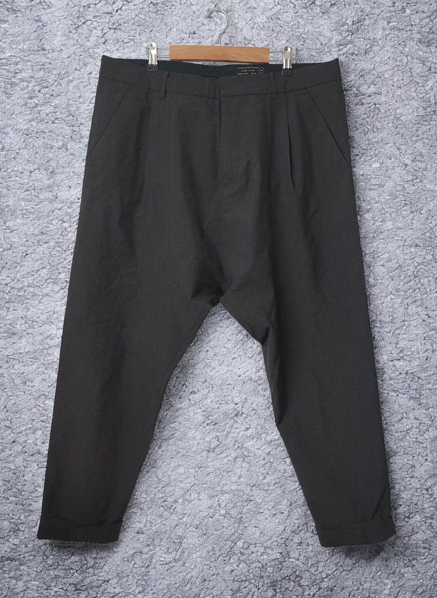 Allsaints Allsaints Spitalfields Japan Carrot Parachute Wool Pants Size US 34 / EU 50 - 1 Thumbnail