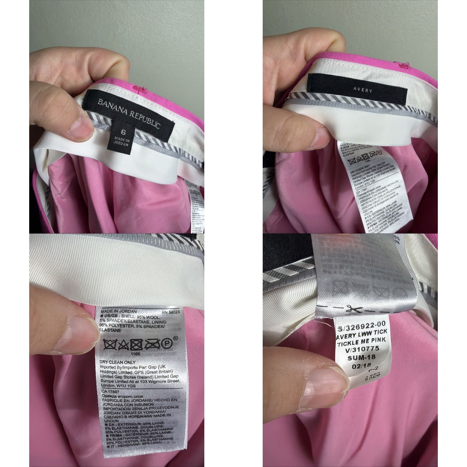Banana Republic **Banana Republic Womens Pink Pleated Straight Leg Size 6 Pants** User: **Banana Republic Women's Size 6 Pink Pleated Straight Leg Pants** Size 28" / US 6 / IT 42 - 9 Thumbnail