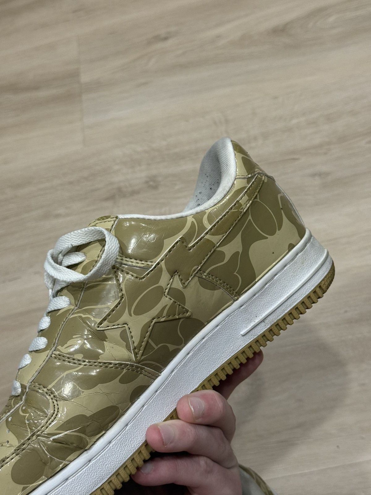Bape Bape Footsoldier Desert Camo Bapesta Sneaker Size US 12 / EU 45 - 13 Thumbnail