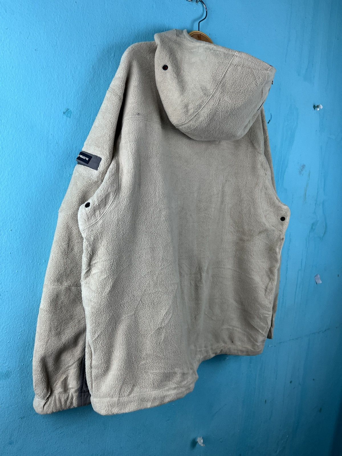 Tommy Hilfiger × Vintage Vintage Y2K Beige Tommy Hilfiger Fleece Jacket Size US S / EU 44-46 / 1 - 9 Thumbnail