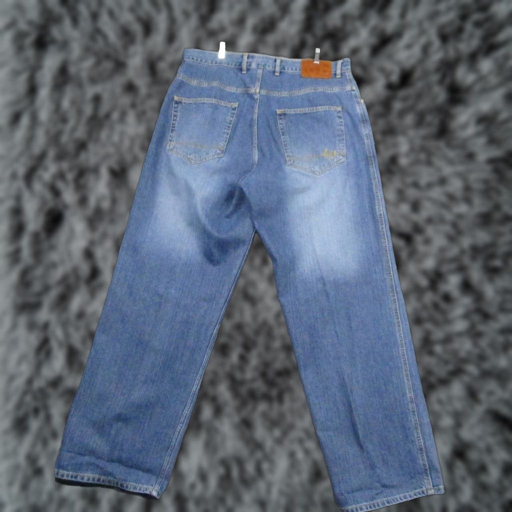 Phat Farm VINTAGE Phat Farm Jeans Mens 38 Blue Denim Wide Leg Hip Hop Baggy Size US 38 / EU 54 - 1 Thumbnail