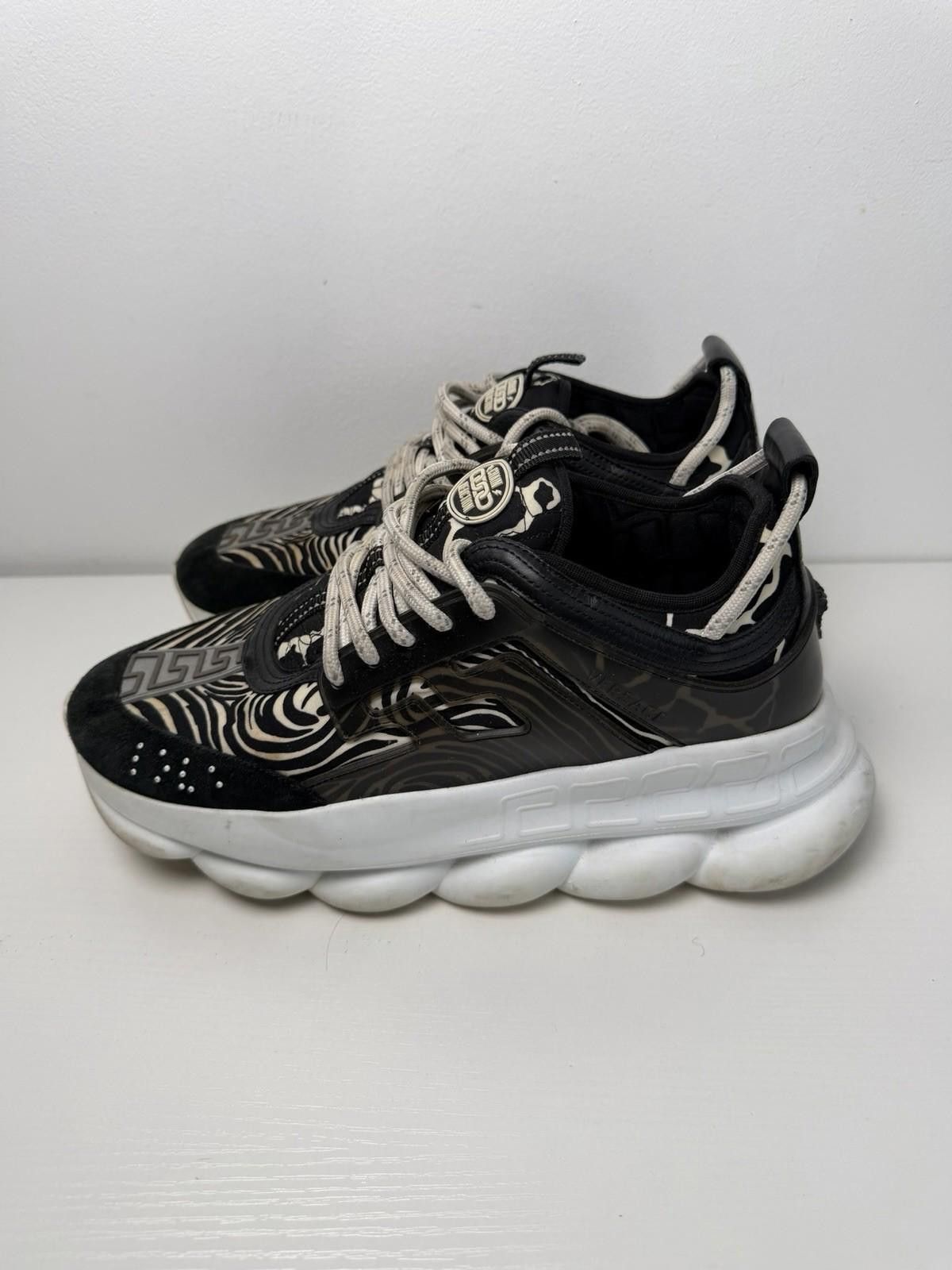 Versace Versace Chain Reaction Men’s Sneakers SZ 43 Pre-owned Size US 10 / EU 43 - 3 Thumbnail