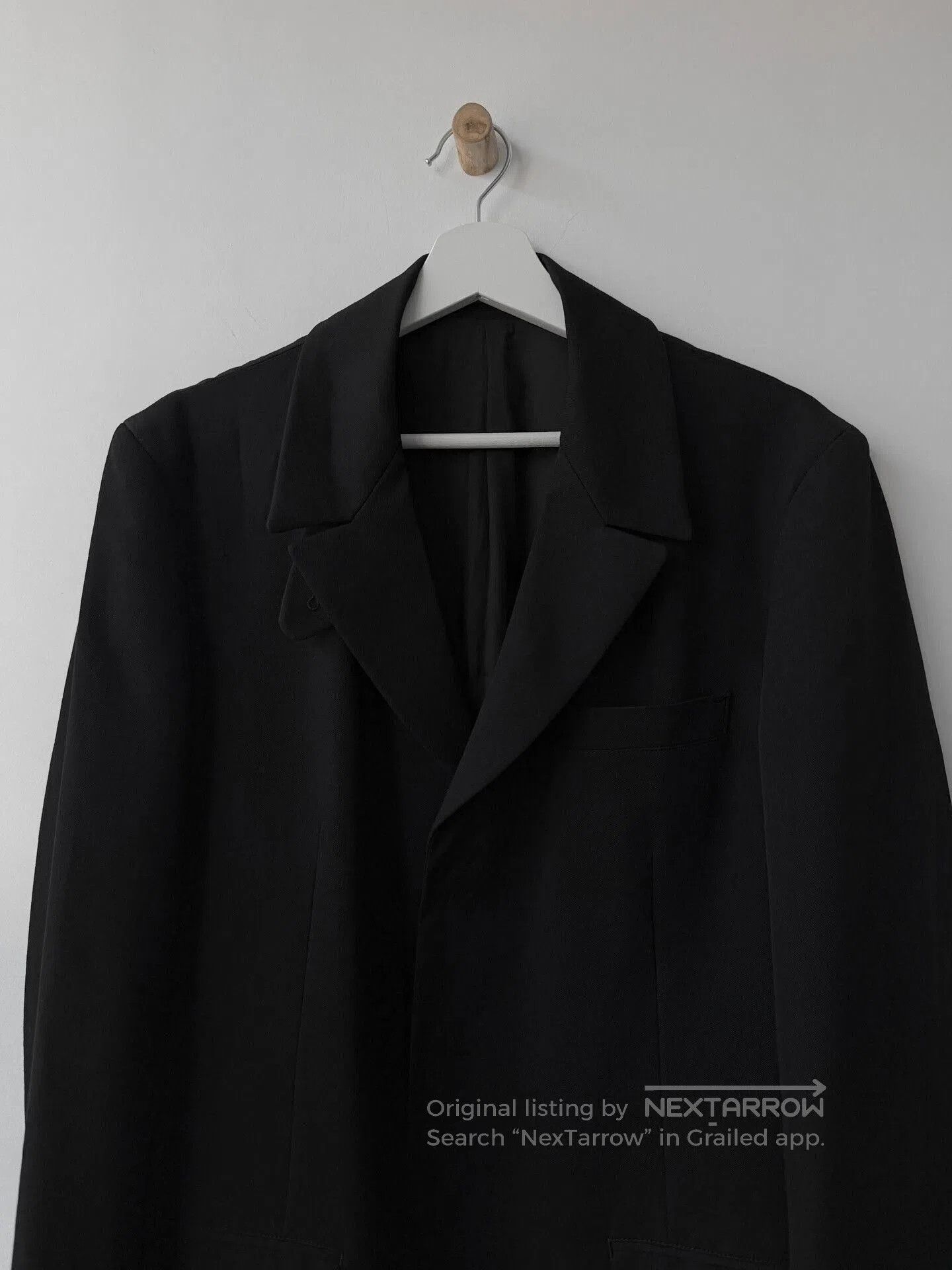 Yohji Yamamoto yohji yamamoto black wool coat. Size US M / EU 48-50 / 2 - 3 Thumbnail