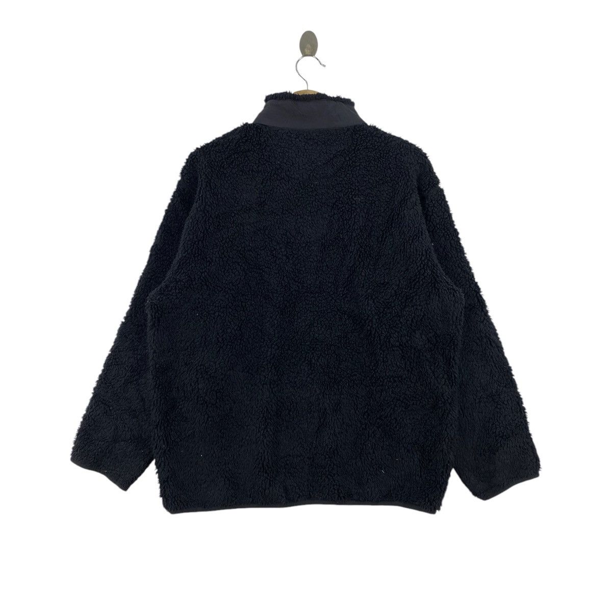 Uniqlo × White Mountaineering WHITE MOUNTAINEERING x UNIQLO Black Sherpa Fleece Sweatshirt Size US M / EU 48-50 / 2 - 3 Thumbnail