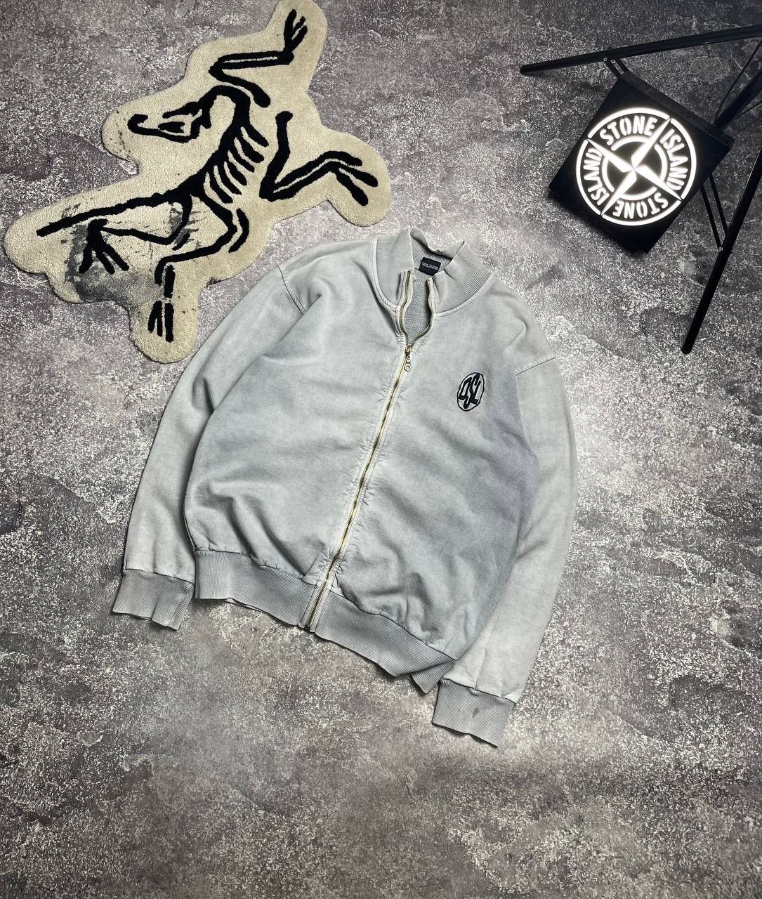 Avant Garde Diesel Vintage Vintage Diesel Big Logo y2k Distressed zip hoodie Grailed