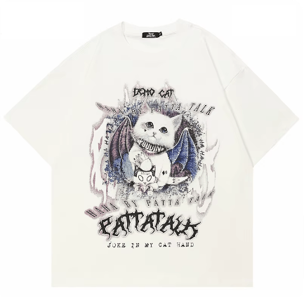 Japanese Brand × Vintage "Cat Hand-M" Oversized T-shirt Size US M / EU 48-50 / 2 - 1 Thumbnail