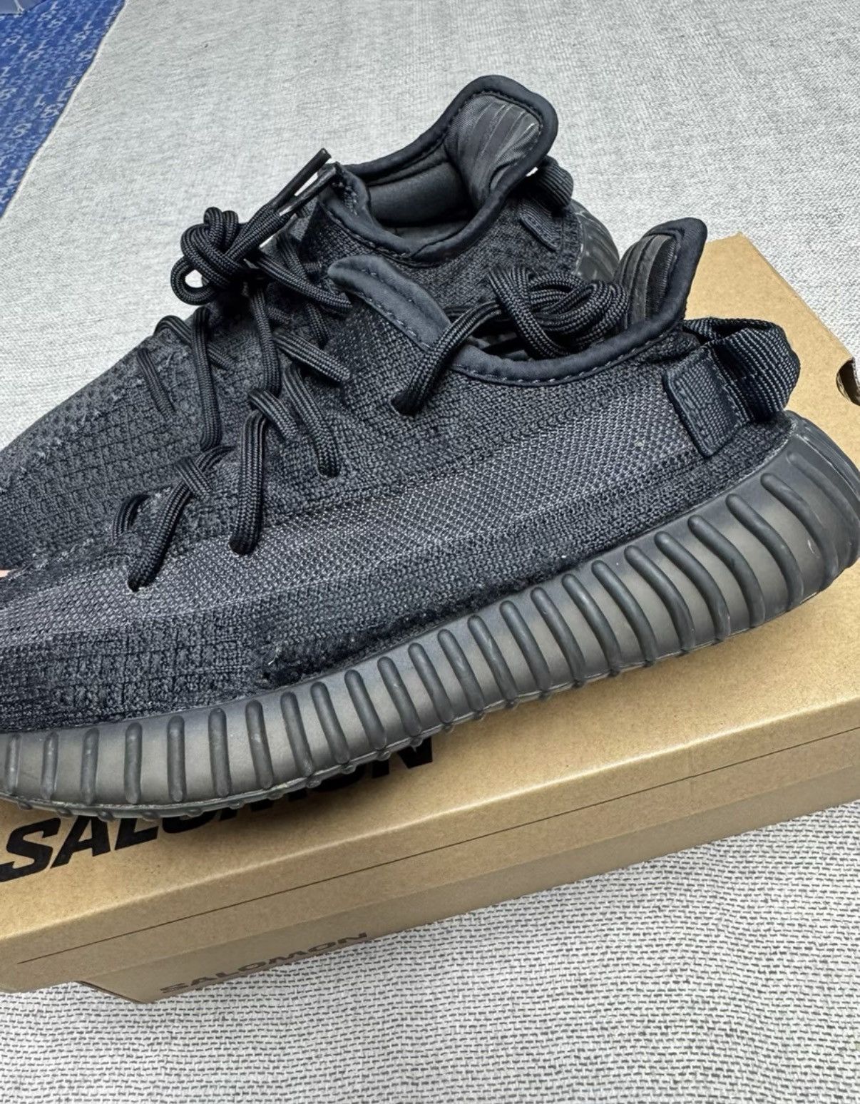 Adidas Adidas Yeezy 350 Onyx HQ4540 K37 Size US 7 / EU 40 - 4 Thumbnail