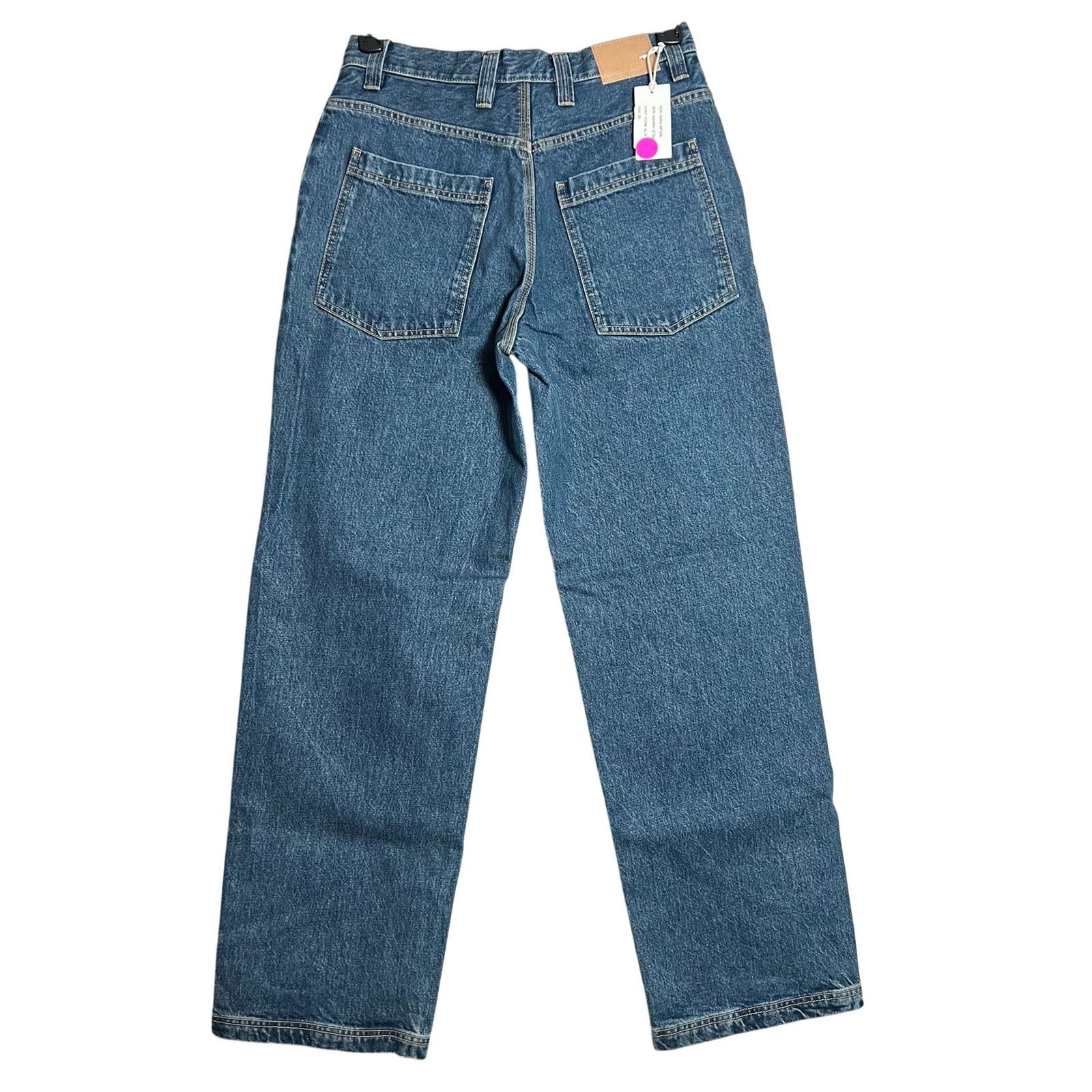 6397 6397 NP300 Patch Pocket Straight Jean Stone Blue Italy Sz 28 Size 28" / US 6 / IT 42 - 2 Thumbnail