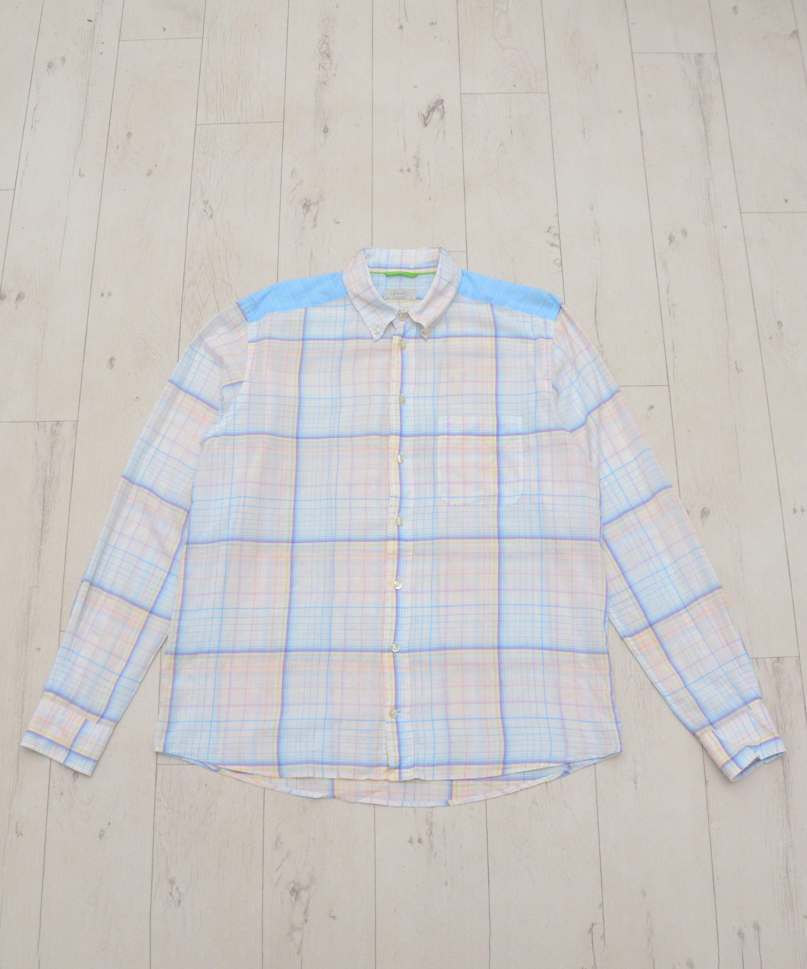 Eton Eton Luxury Shirt Button Patchwork Size US XL / EU 56 / 4 - 1 Thumbnail