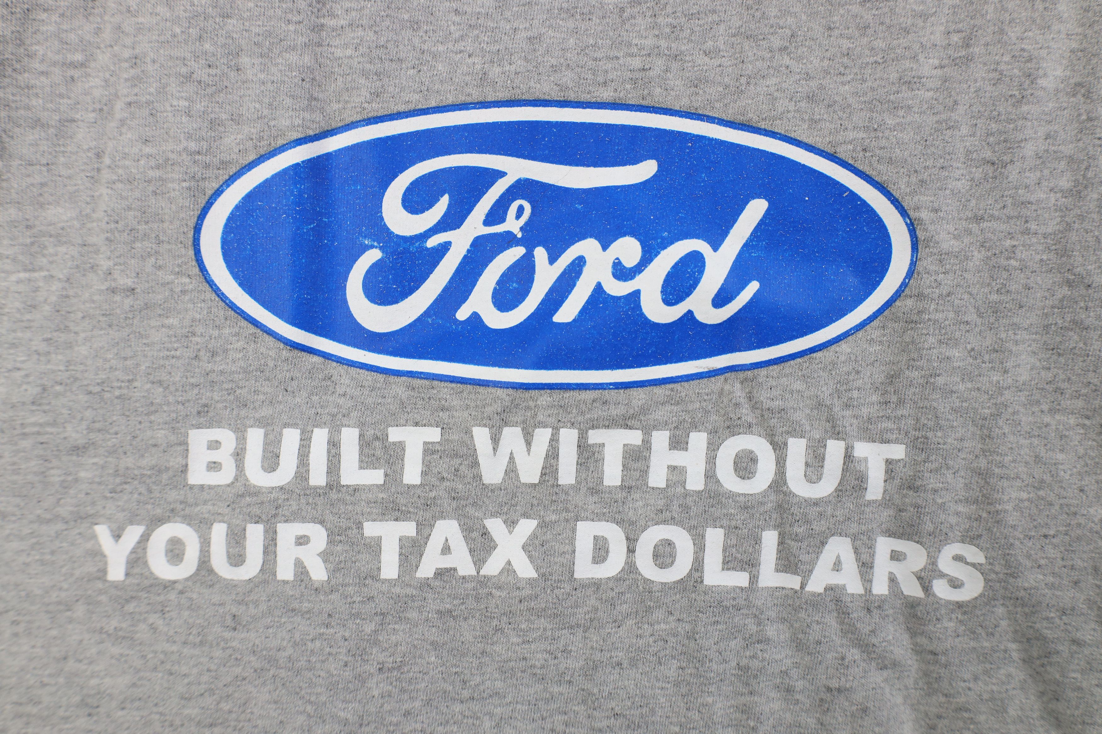 Vintage Vintage Y2K Company Built Without Your Tax Dollars T-Shirt Size US XXL / EU 58 / 5 - 4 Thumbnail
