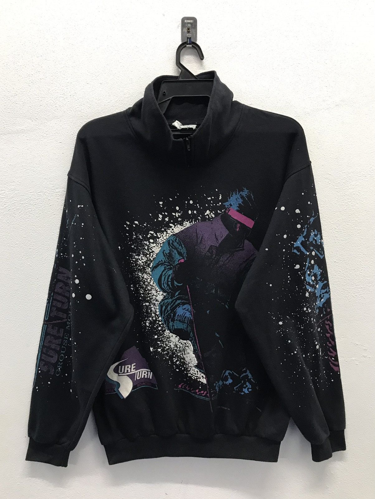 Vintage Vintage Island Surf Grouse Mountain Sweatshirt Size US L / EU 52-54 / 3 - 1 Thumbnail