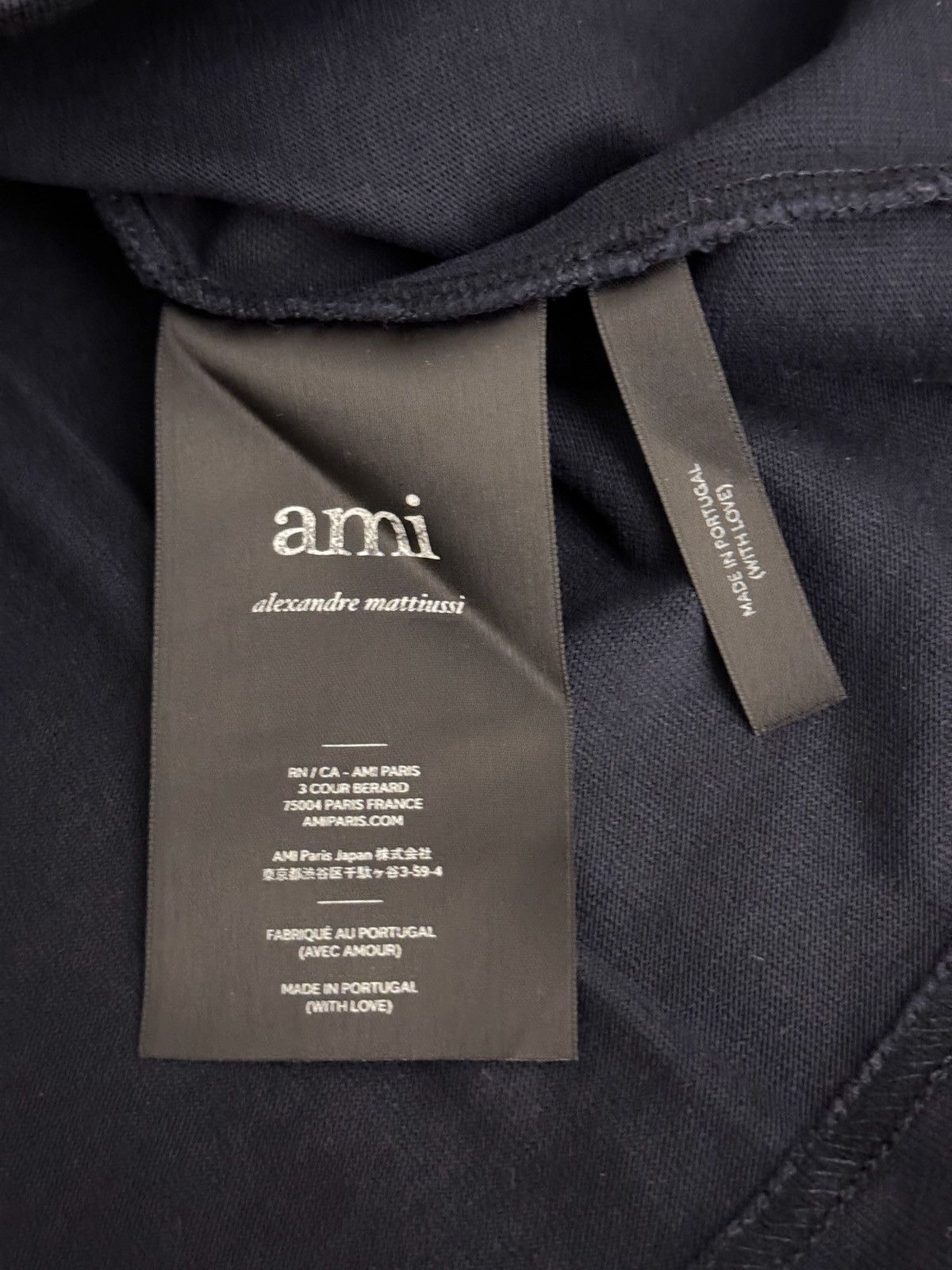AMI AMI PARIS Navy Blue Color Red Heart T-shirt XS Unisex Size XS / US 0-2 / IT 36-38 - 7 Thumbnail