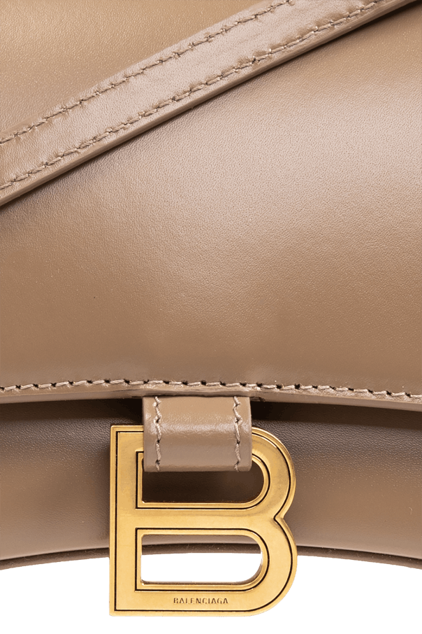Balenciaga o1bcso1str1024 Size: OS / Hourglass Top Handle Bag Beige Size ONE SIZE - 6 Thumbnail