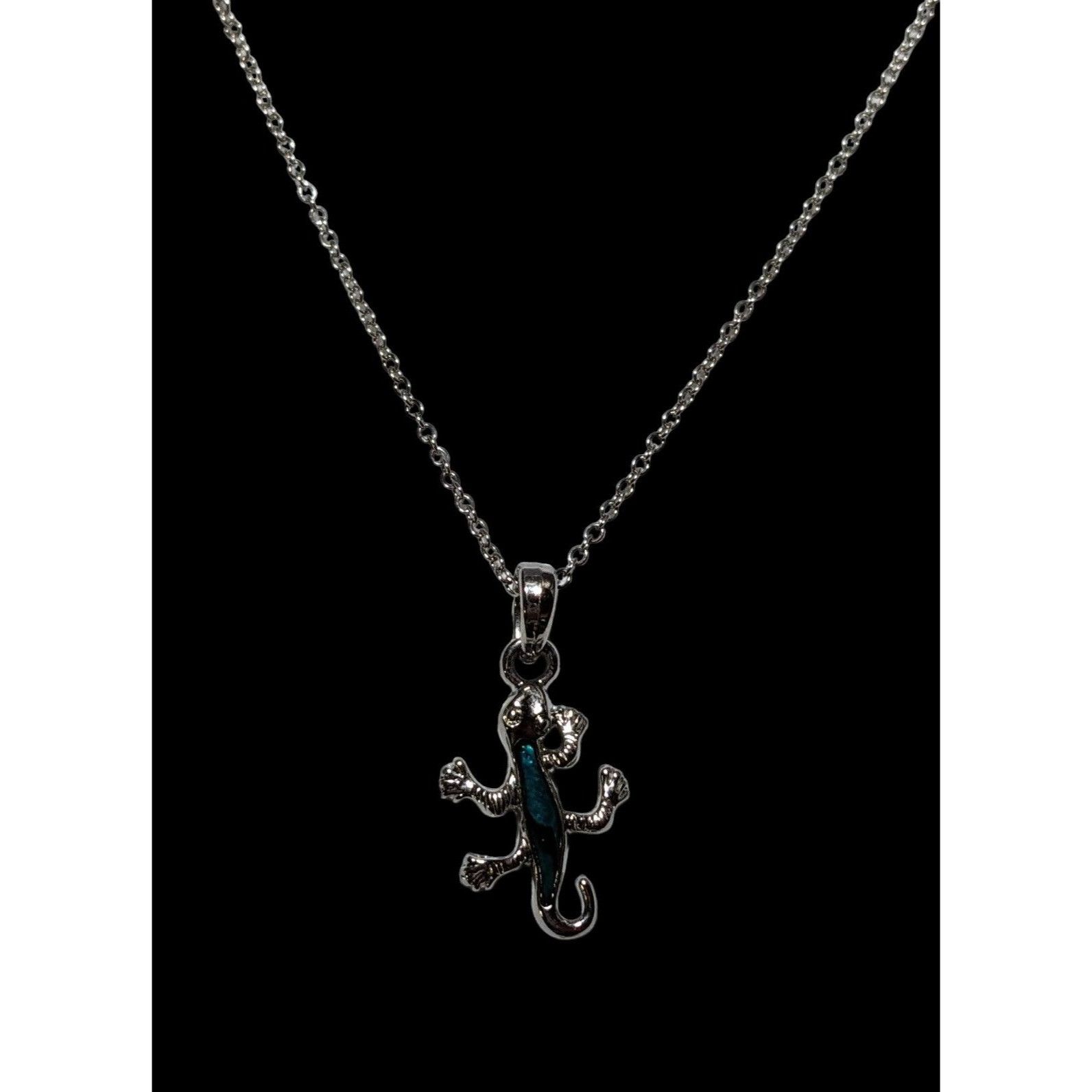 Other Vintage 90s Blue Shell Salamander NEcklace Size ONE SIZE - 5 Thumbnail