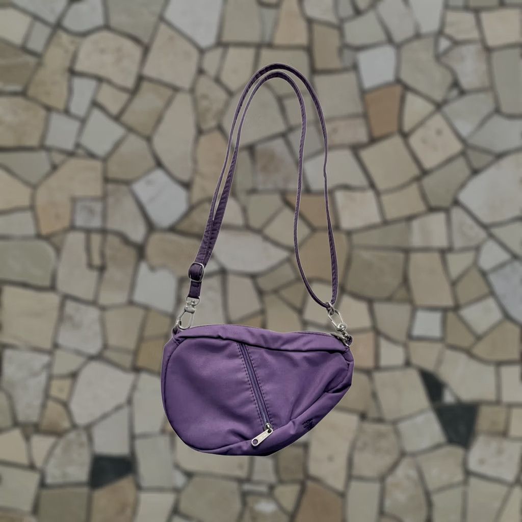 Vintage AmeriBag Crossbody Nylon Bag Womens S Purple Adjustable Strap Pockets Zipper Size ONE SIZE - 1 Thumbnail