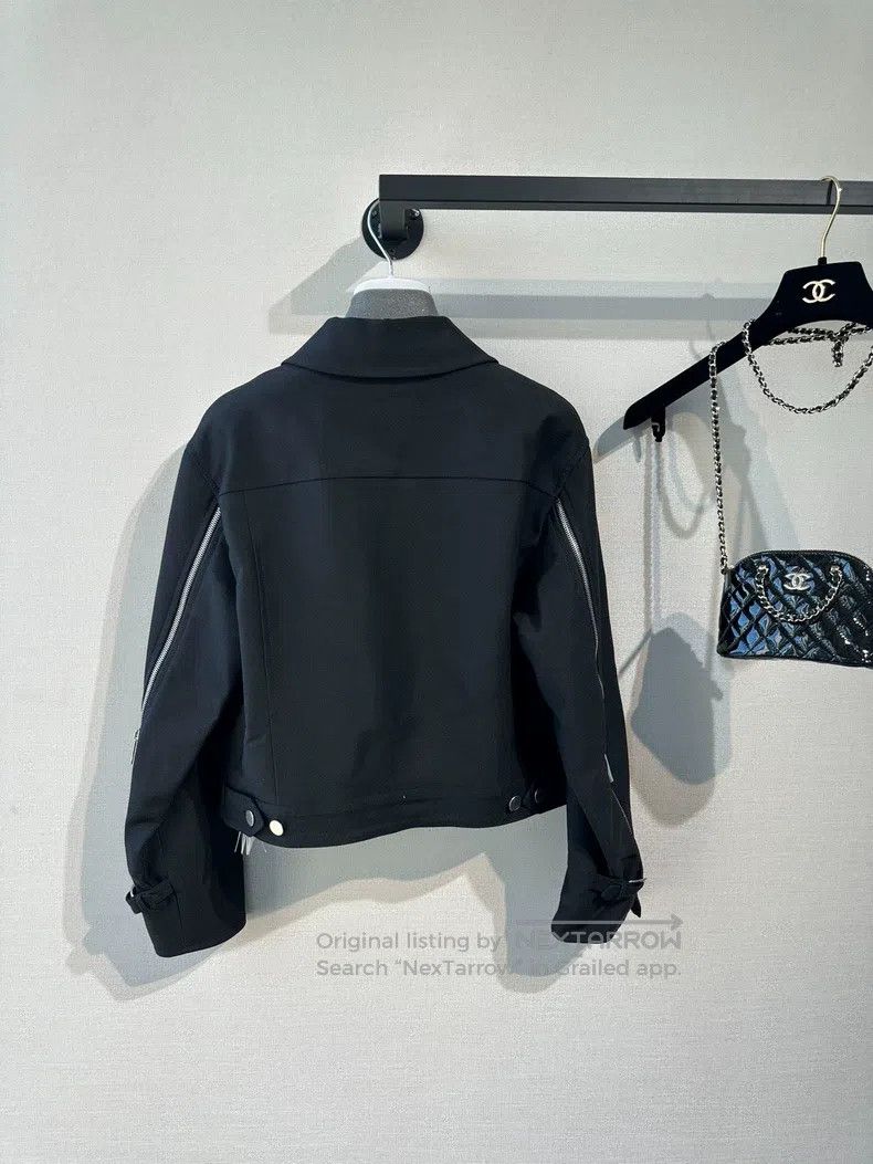 Hermes Hermes Wool Blend Stretch Denim Zip-Up Jacket Size XS / US 0-2 / IT 36-38 - 4 Thumbnail