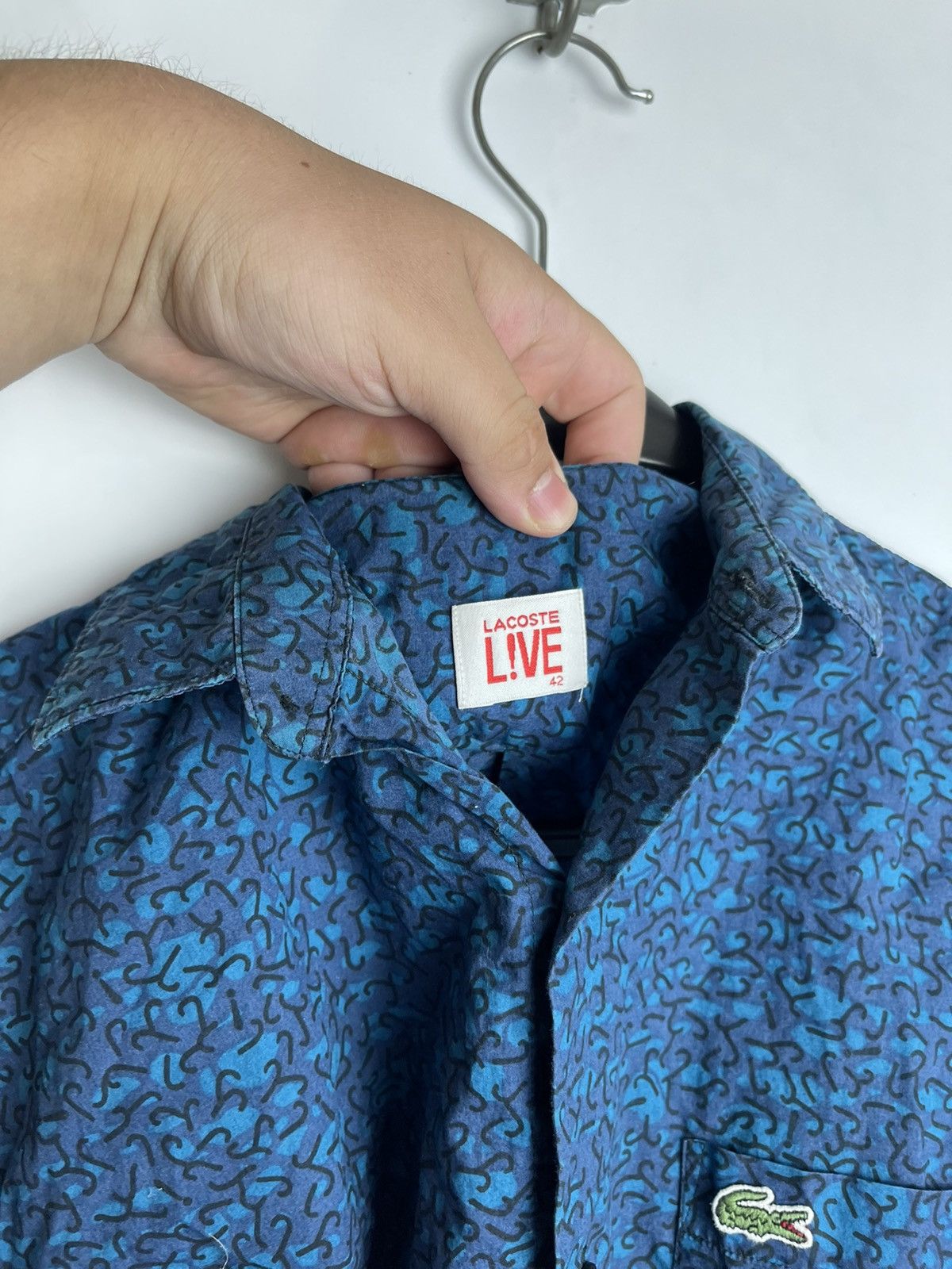 Lacoste Lacoste Live streetwear navy blue shirt Size US S / EU 44-46 / 1 - 4 Thumbnail