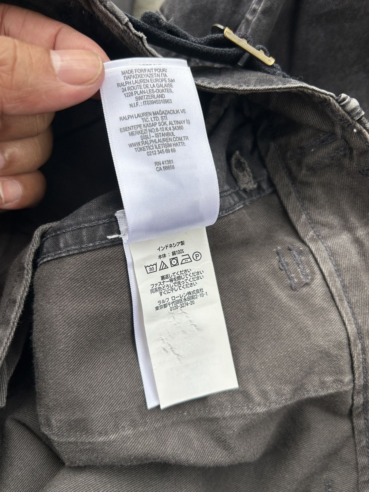 RRL Ralph Lauren Double RL Ralph Lauren (RRL) Surplus Cargo Pants Size US 31 - 11 Thumbnail